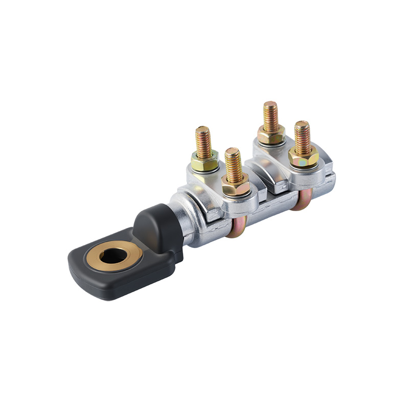 JV22-95 Bolted Insulated Tension Clamp for LV overhead lines with aluminum alloy body and copper connection hole